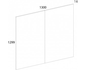 MODERN, Панель стеновая 130. Цвет ДУБ НАВАРРА