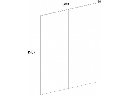 MODERN, Панель стеновая 130 Н. Цвет ДУБ НАВАРРА