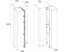 Серия модульных шкафов, Шкаф угловой 75/56. Цвет БЕЛЫЙ / ОРЕХ ЭЛИЯ СВЕТЛЫЙ