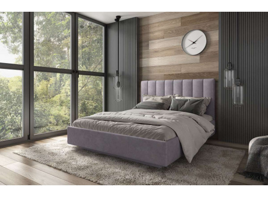 Кровать SABRINA 160 с подъемником. Цвет NEBBY 025