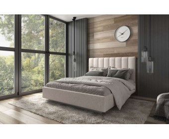 Кровать SABRINA 160 с подъемником. Цвет NEBBY 304