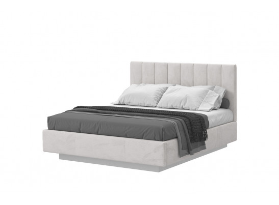 Кровать SABRINA 160 с подъемником. Цвет AOPLUSH PEBBLE