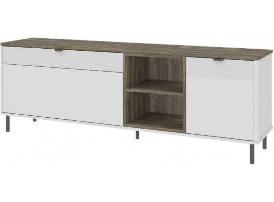 SIMPLE, Тумба RTV 2D1S2N. Цвет БЕЛЫЙ / МОНТЕ / ДЖЕЛАТО