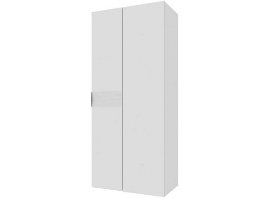 SIMPLE, Шкаф угловой 1DG. Цвет БЕЛЫЙ / МОНТЕ / ДЖЕЛАТО