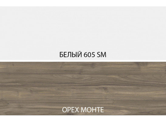 SIMPLE, Полка навесная 3N. Цвет БЕЛЫЙ / МОНТЕ