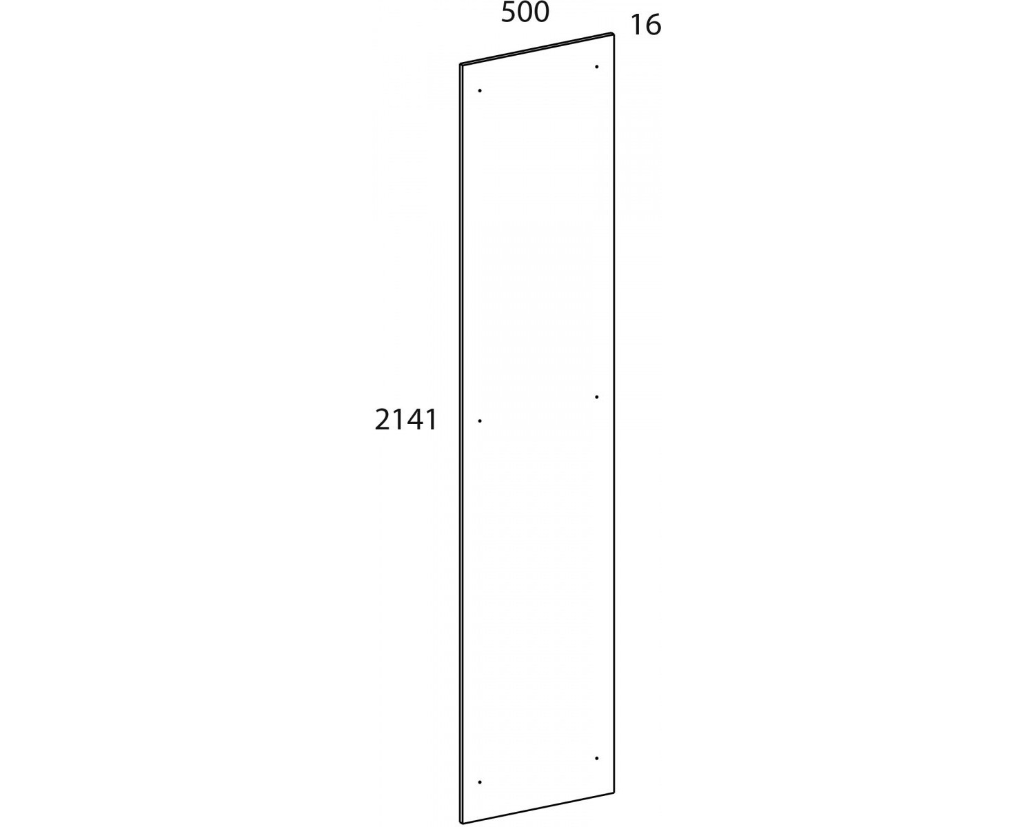 TETRA Стенка передняя 50/215. Цвет ПЕРСИДСКИЙ ЖЕМЧУГ