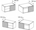 TETRA Стенка передняя 37/35. Цвет ПЕРСИДСКИЙ ЖЕМЧУГ