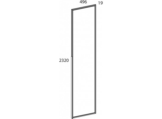 TETRA Дверь 50/232 FL. Цвет ПЕРСИДСКИЙ ЖЕМЧУГ
