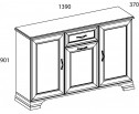 Тумба 3D1S Тиффани