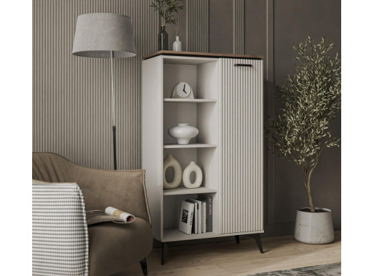 VINATI, Шкаф открытый 1D P. Цвет ПЕРСИДСКИЙ ЖЕМЧУГ/ АМАРОК