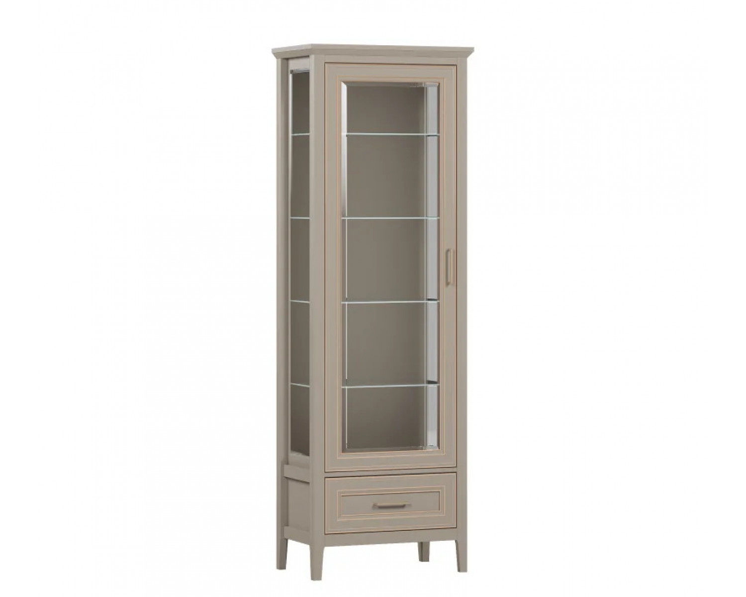 Витрина Классик глиняный серый REG1W1SZK