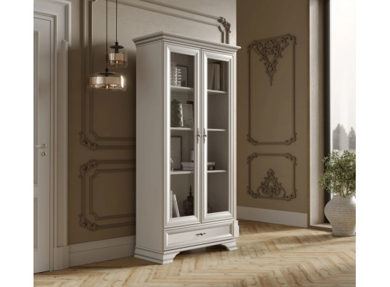 Витрина Кентаки белый REG2W1S