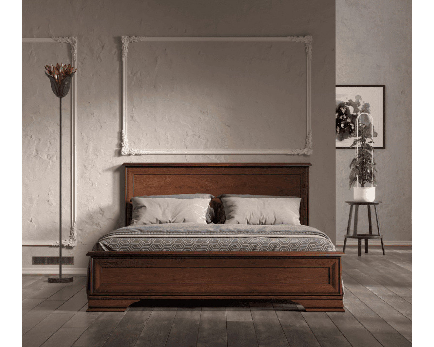 Кровать Кентаки каштан LOZ160x200