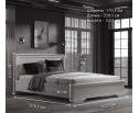 Кровать Стилиус лиственница сибирская LOZ160x200