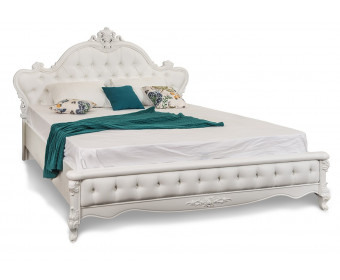 Кровать Мишель 160x200 см белый матовый