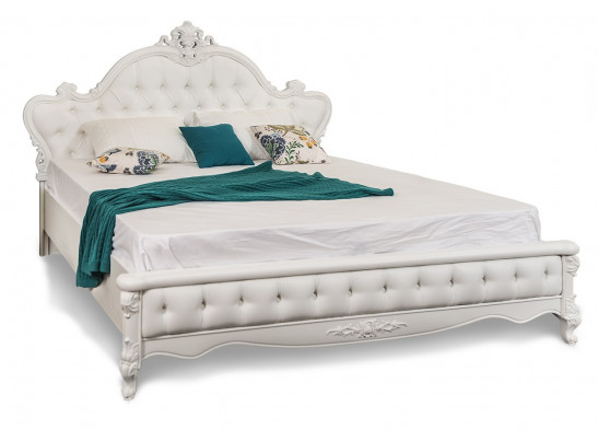 Кровать Мишель 160x200 см белый матовый