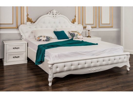 Кровать Мишель 180x200 см белый матовый