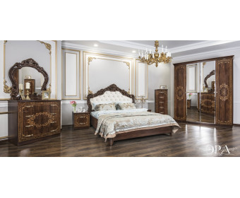 Спальня Патрисия 6-дверная 180x200 караваджо глянец