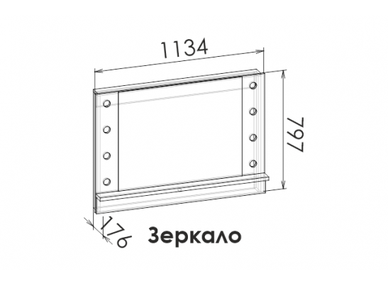 Зеркало ALBA