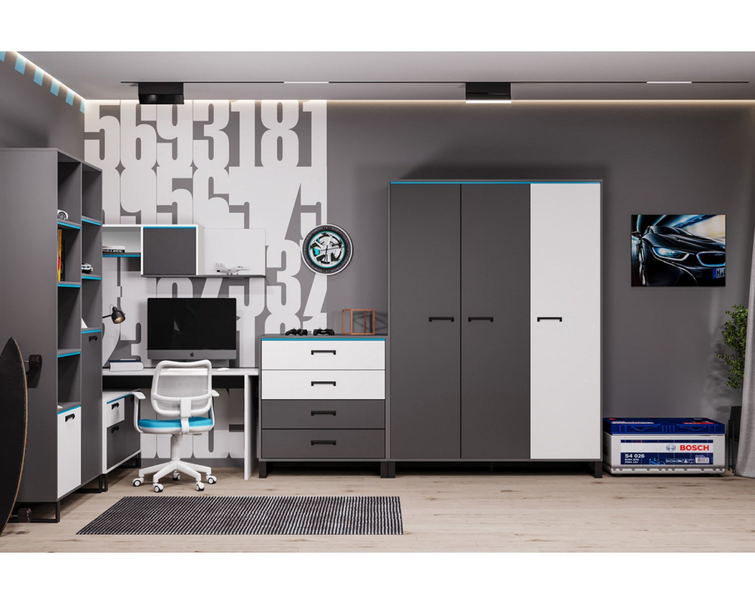 Шкаф купе CARBON