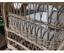 Обеденный комплект ALBERT из искусственного ротанга