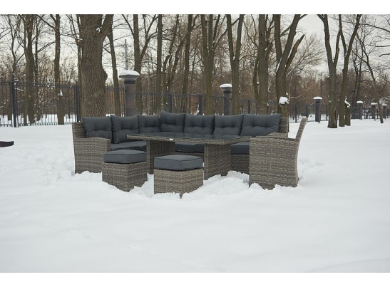  Угловой комплект Genry из искусственного ротанга