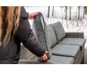 Комплект мебели ZOYA из искусственного ротанга (серый)