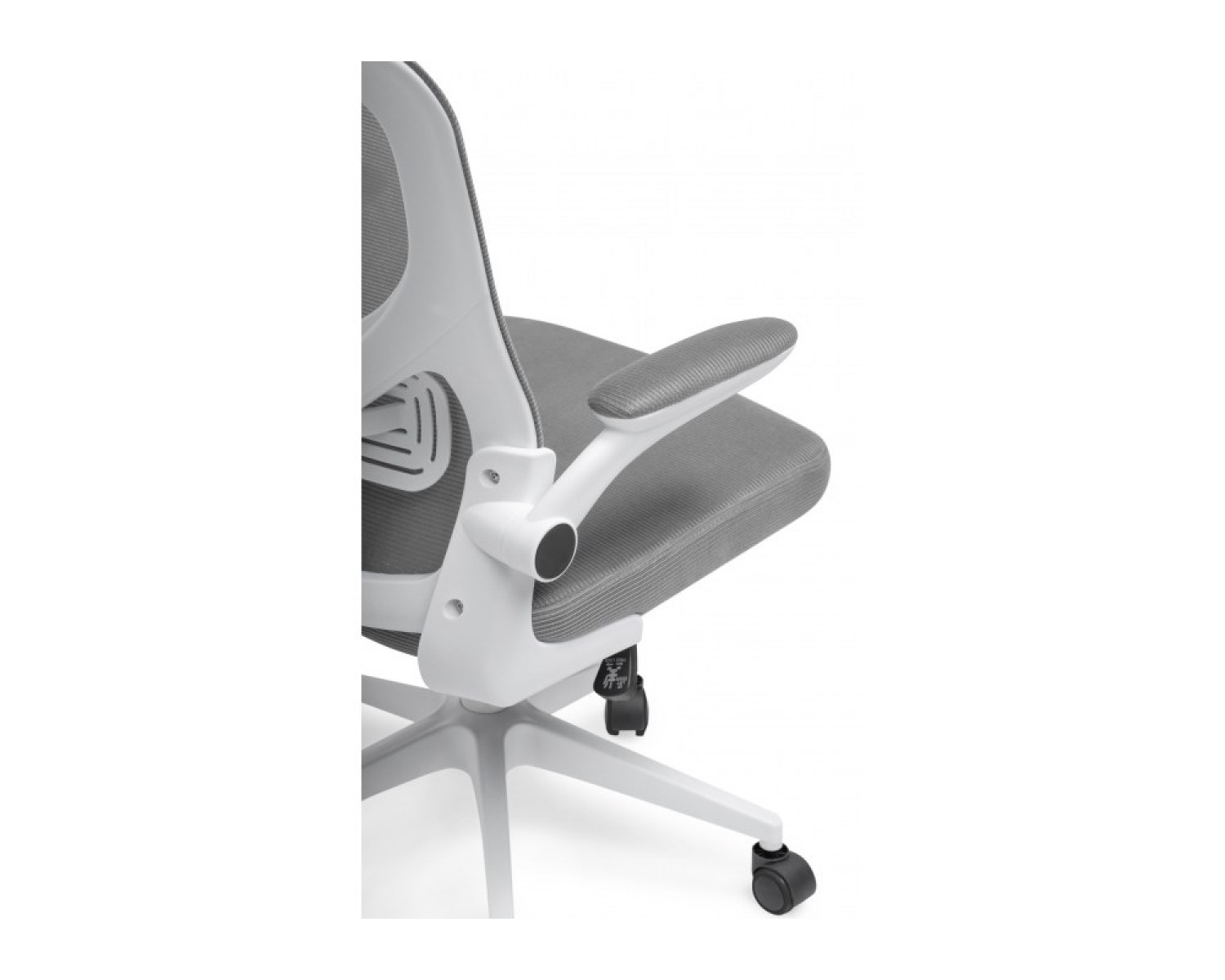 Компьютерное кресло Konfi dark gray / white
