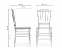 Пластиковый стул Chiavari white