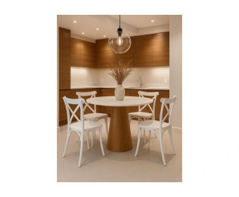 Пластиковый стул Venus white