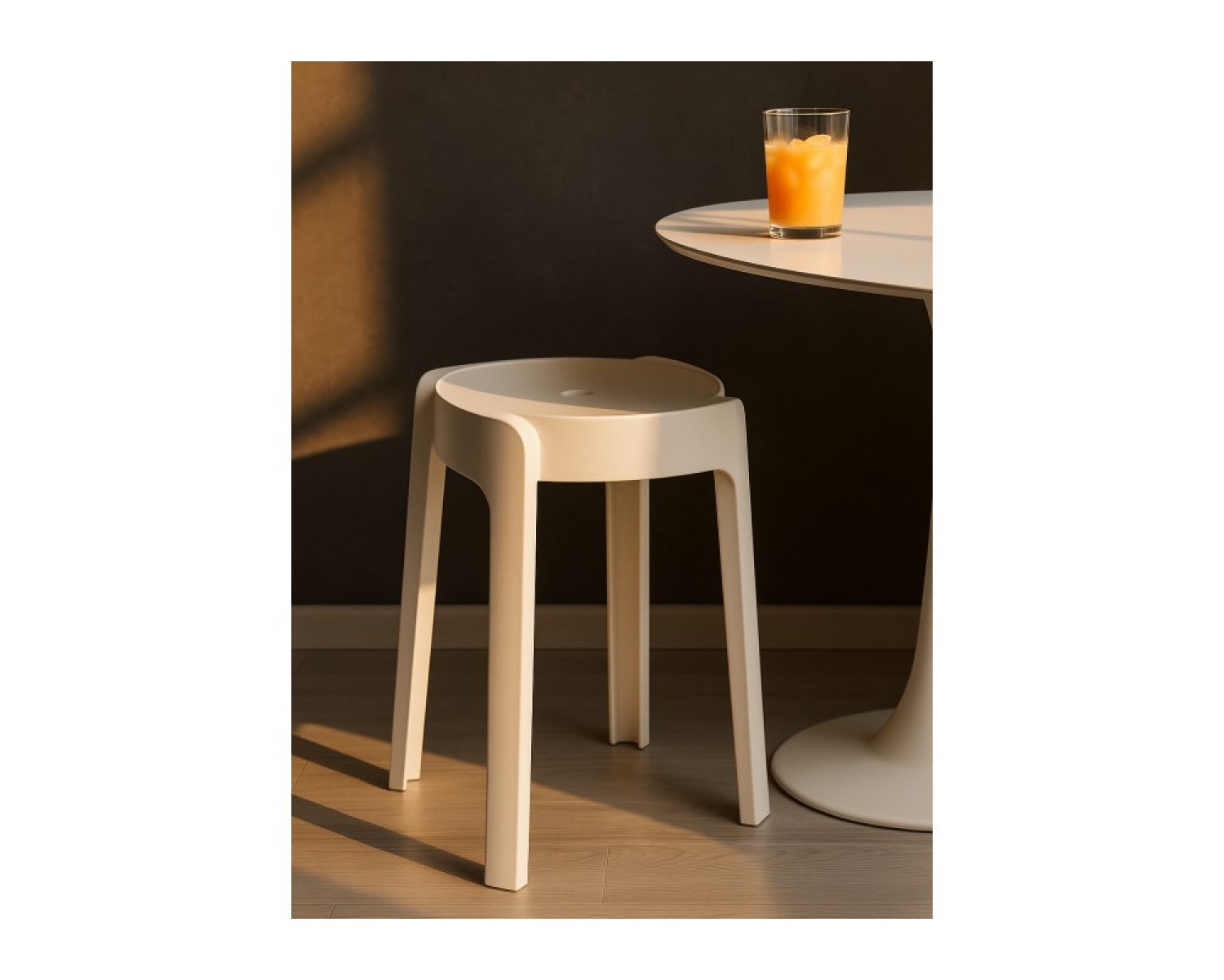 Табурет Bovel white