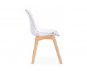 Пластиковый стул Vart clear / wood