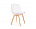 Пластиковый стул Vart clear / wood