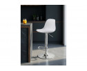 Барный стул Soft white / chrome