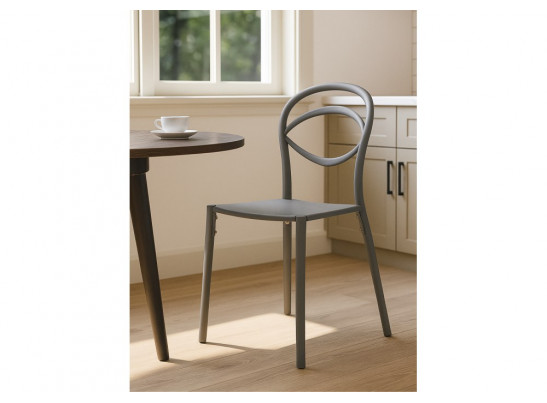 Пластиковый стул Simple gray