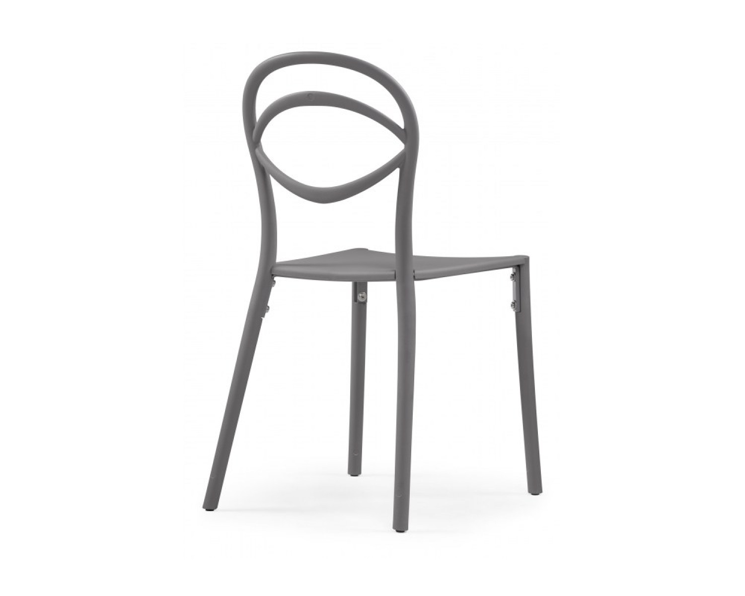 Пластиковый стул Simple gray