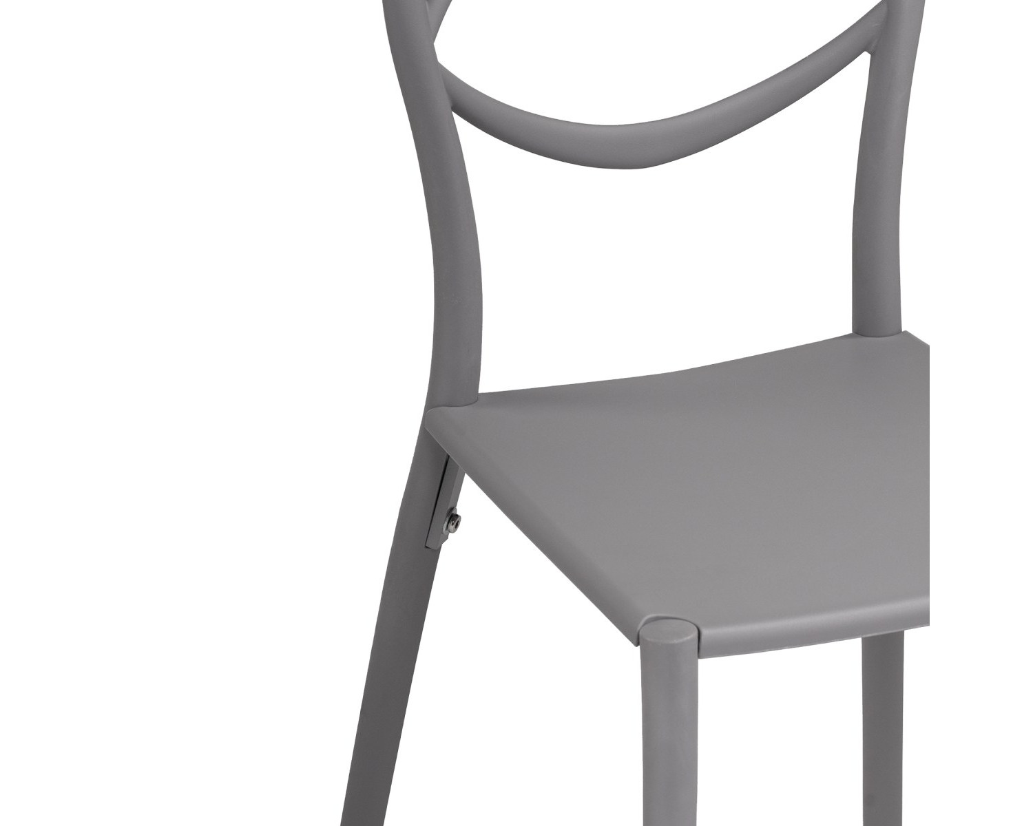 Пластиковый стул Simple gray