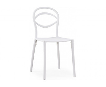 Пластиковый стул Simple white