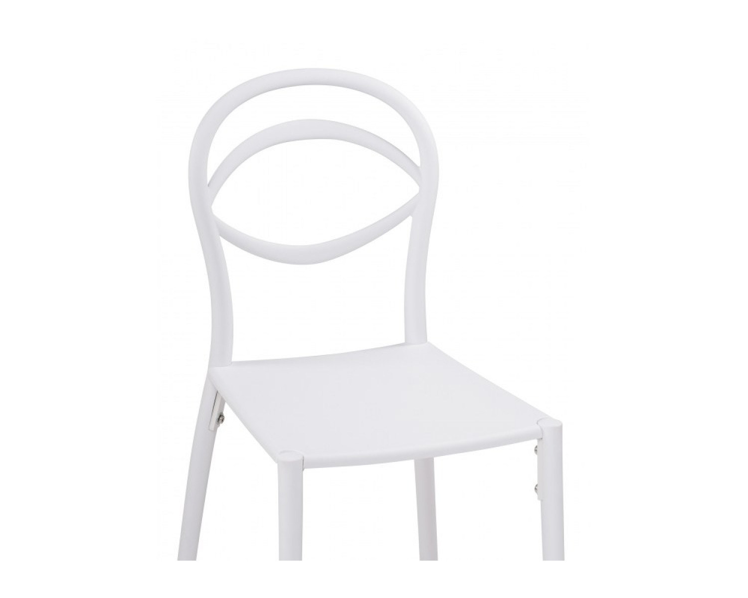 Пластиковый стул Simple white