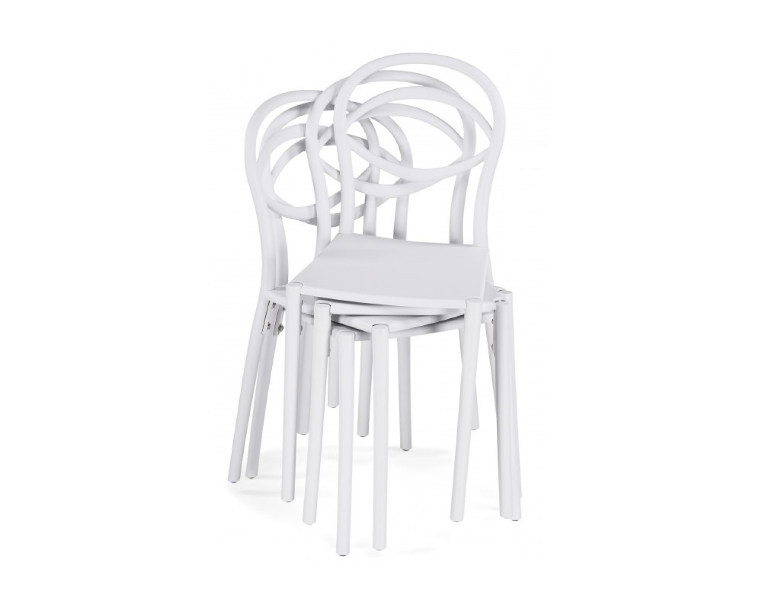 Пластиковый стул Simple white