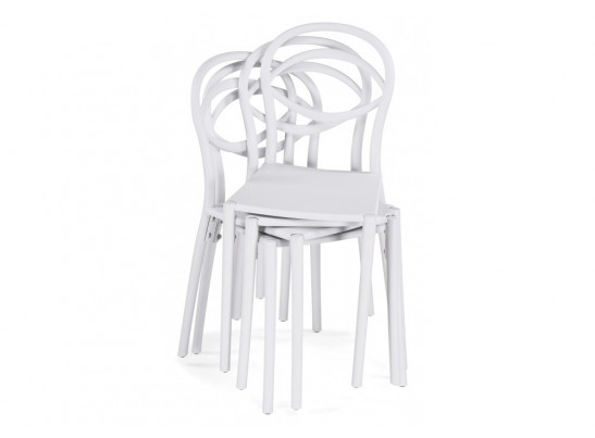 Пластиковый стул Simple white