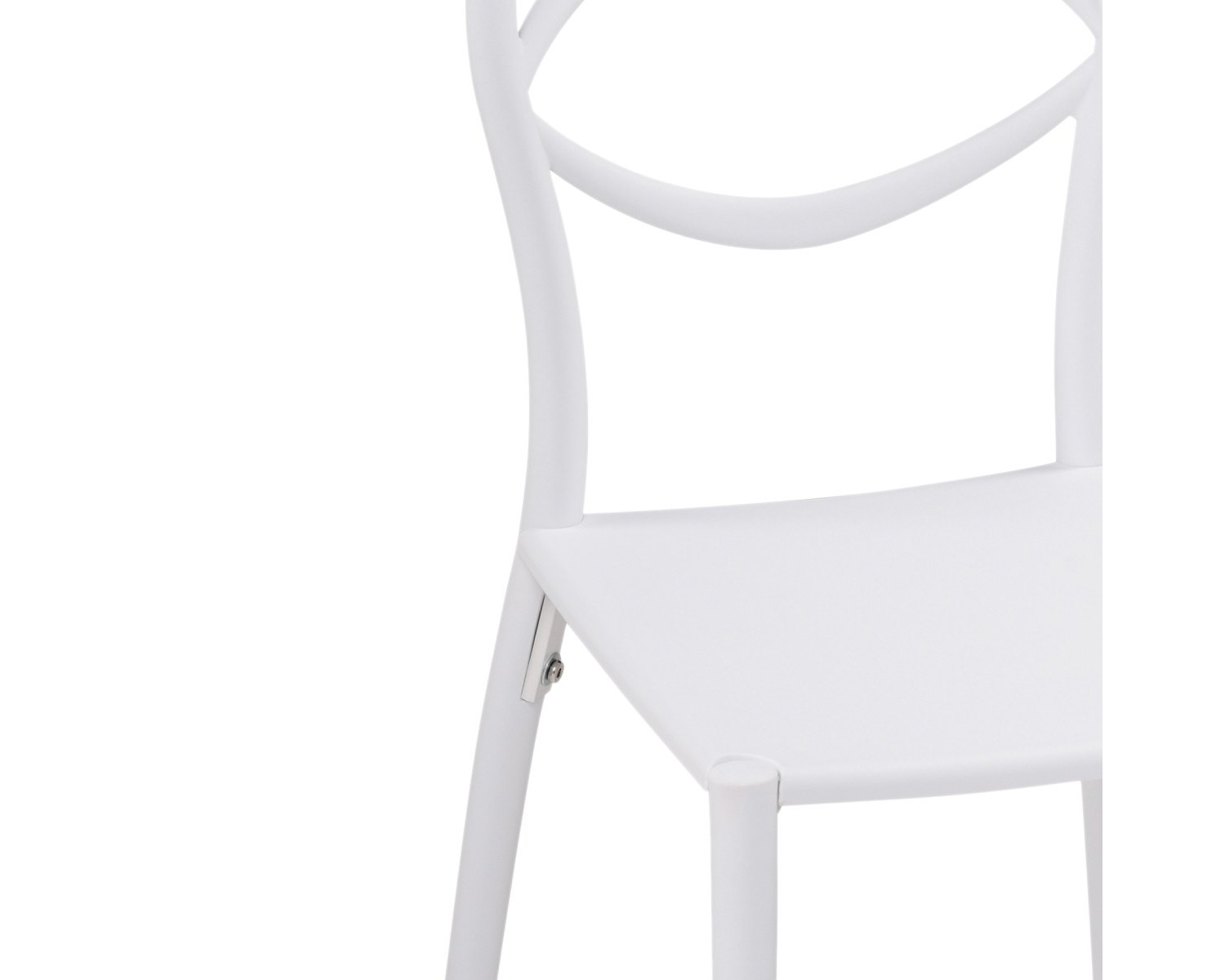 Пластиковый стул Simple white