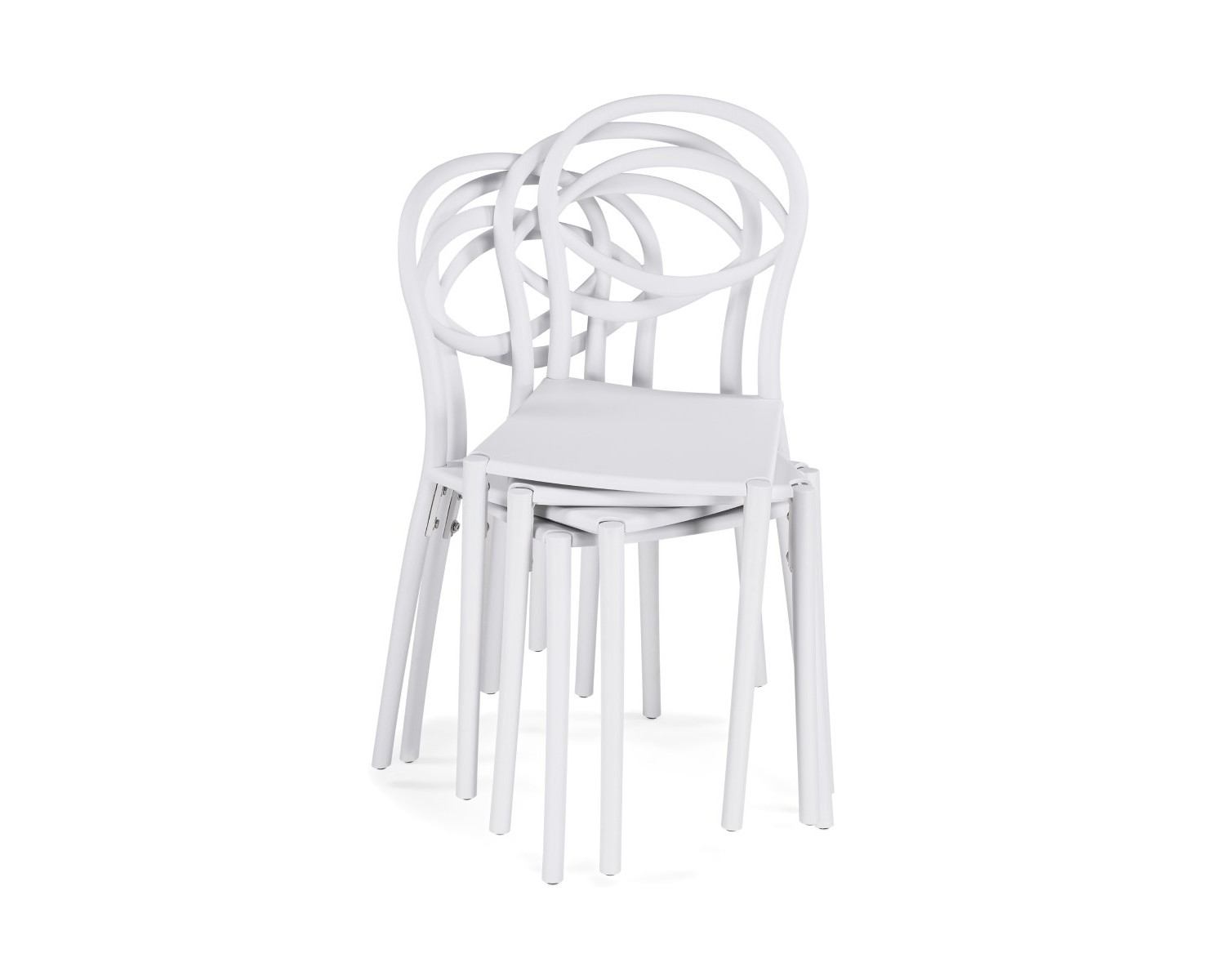 Пластиковый стул Simple white