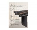 Керамический стол Маре 200(260)х100х77 neodom titanium lawa nero / черный