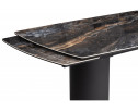 Керамический стол Маре 200(260)х100х77 neodom titanium lawa nero / черный