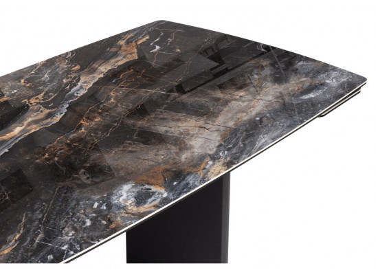 Керамический стол Маре 200(260)х100х77 neodom titanium lawa nero / черный