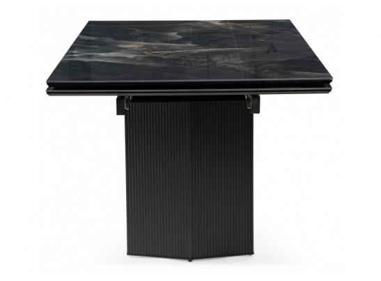 Керамический стол Монерон 200(260)х100х77 black paradise polished / черный