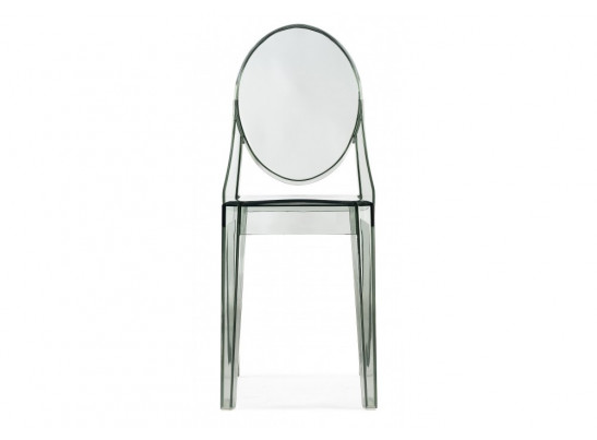 Пластиковый стул Victoria clear gray