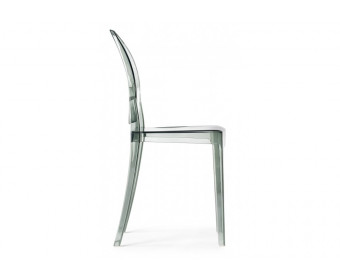 Пластиковый стул Victoria clear gray