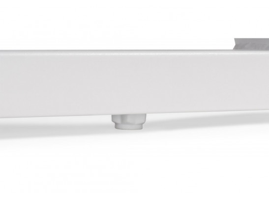 Керамический стол Памелла 140 (200) х 80 белый мрамор alpin white / snow white / белый